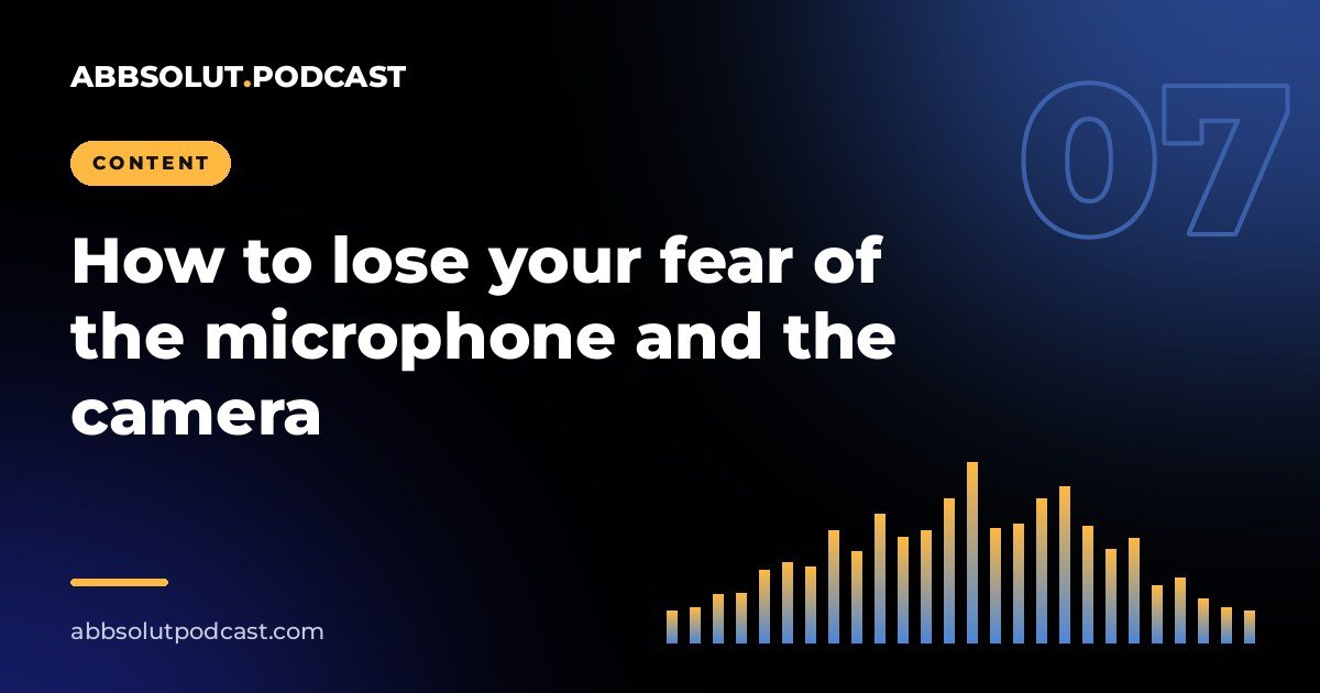 Cover: How to lose your fear of the microphone and the camera